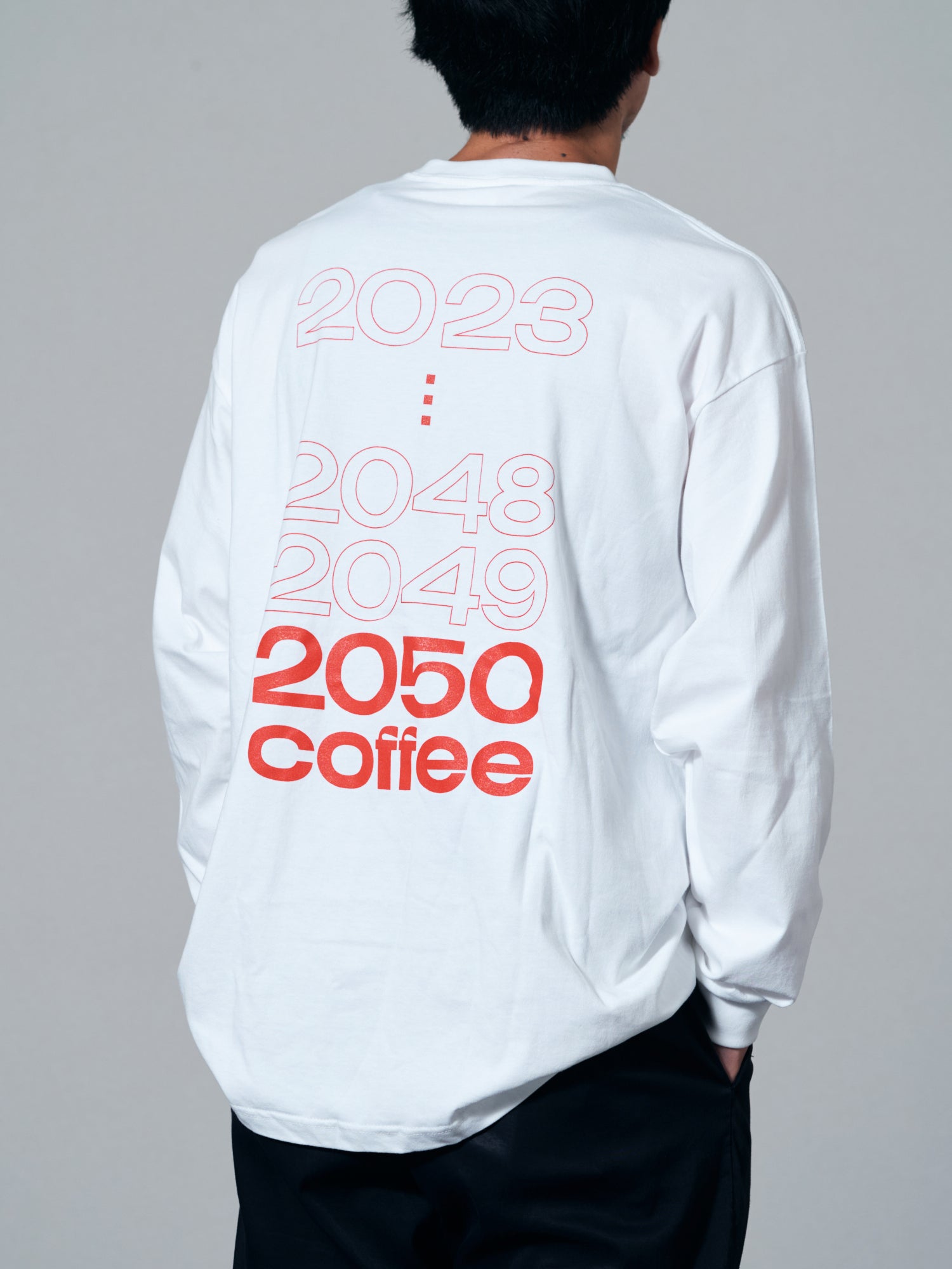 2050 Back Logo Long-sleeve T-shirts（Back Design）