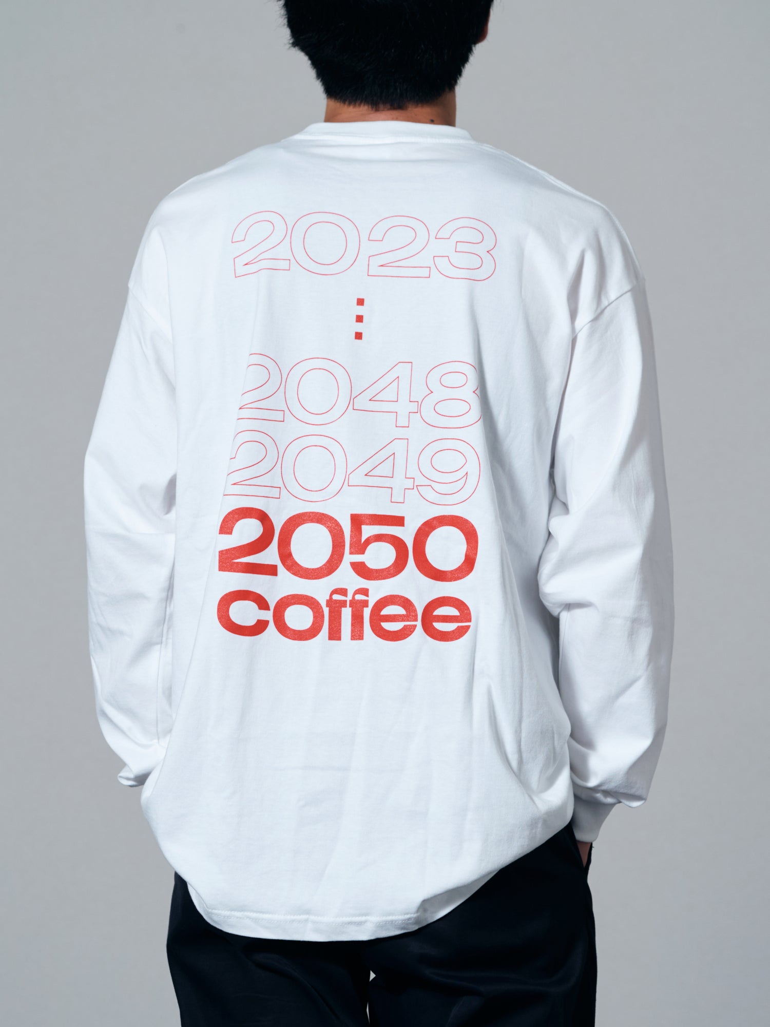 2050 Back Logo Long-sleeve T-shirts（Back Design）